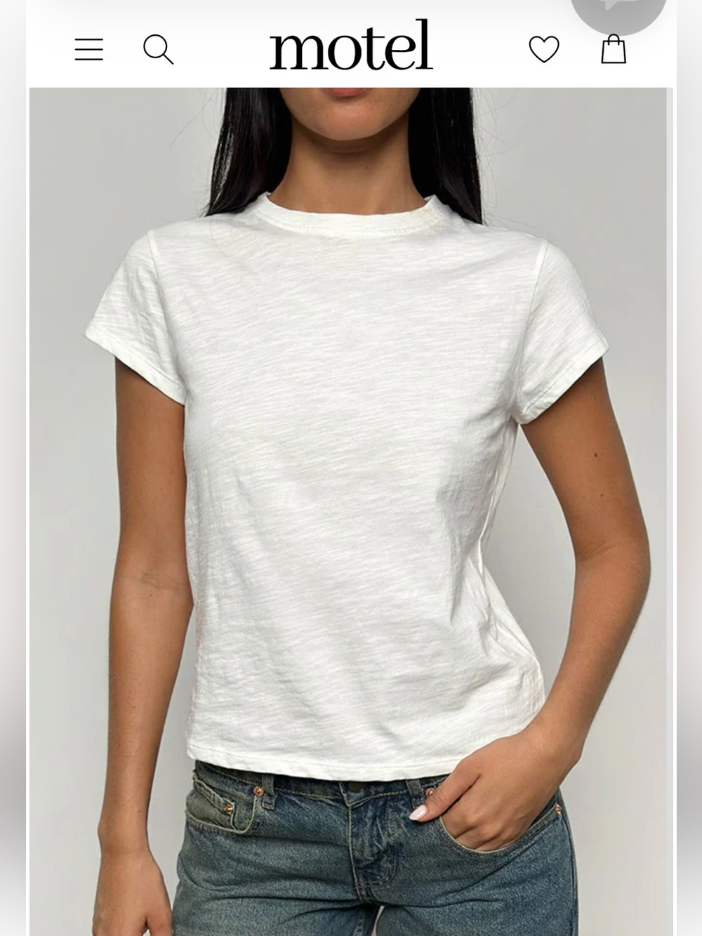 Sale! NWT UK Motel Rocks Clio Baggy T, βMβ Denim keychain, & Denim Lace Scrunchi